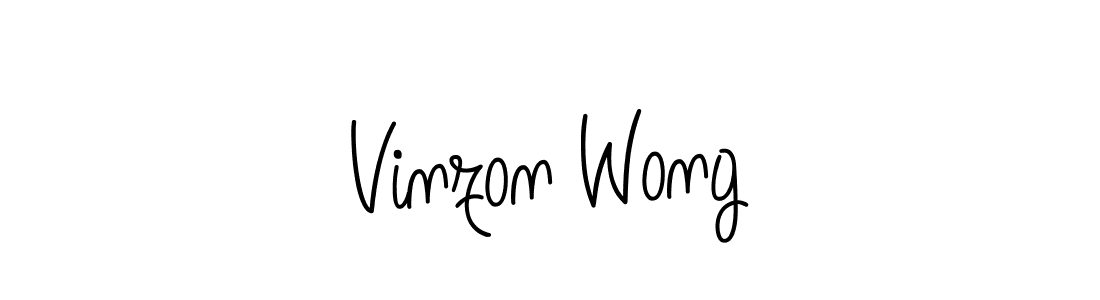 Also You can easily find your signature by using the search form. We will create Vinzon Wong name handwritten signature images for you free of cost using Angelique-Rose-font-FFP sign style. Vinzon Wong signature style 5 images and pictures png