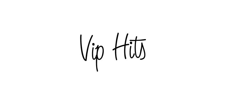 Also You can easily find your signature by using the search form. We will create Vip Hits name handwritten signature images for you free of cost using Angelique-Rose-font-FFP sign style. Vip Hits signature style 5 images and pictures png