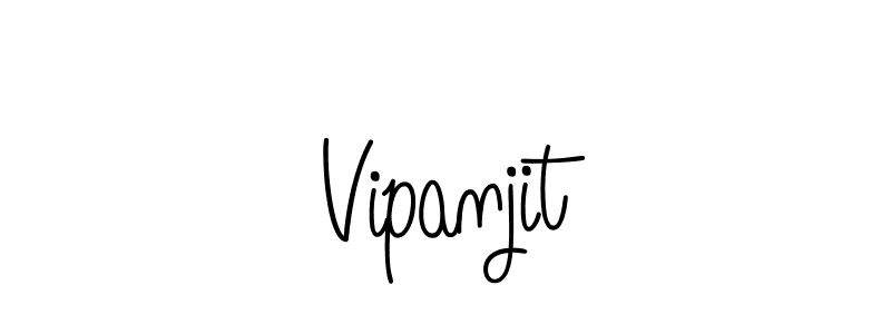 Vipanjit stylish signature style. Best Handwritten Sign (Angelique-Rose-font-FFP) for my name. Handwritten Signature Collection Ideas for my name Vipanjit. Vipanjit signature style 5 images and pictures png