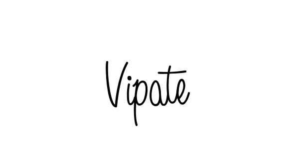 How to make Vipate name signature. Use Angelique-Rose-font-FFP style for creating short signs online. This is the latest handwritten sign. Vipate signature style 5 images and pictures png