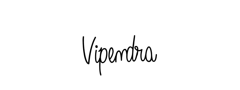 How to make Vipendra signature? Angelique-Rose-font-FFP is a professional autograph style. Create handwritten signature for Vipendra name. Vipendra signature style 5 images and pictures png