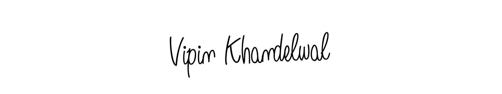 if you are searching for the best signature style for your name Vipin Khandelwal. so please give up your signature search. here we have designed multiple signature styles  using Angelique-Rose-font-FFP. Vipin Khandelwal signature style 5 images and pictures png