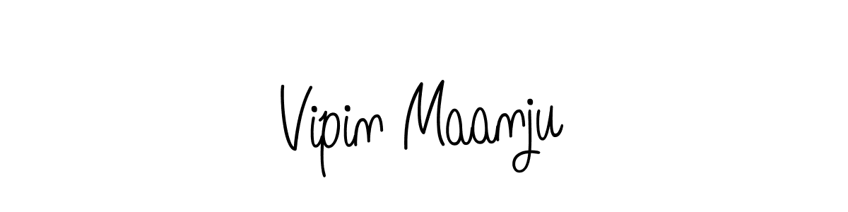 This is the best signature style for the Vipin Maanju name. Also you like these signature font (Angelique-Rose-font-FFP). Mix name signature. Vipin Maanju signature style 5 images and pictures png