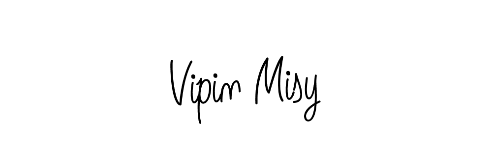 How to make Vipin Misy signature? Angelique-Rose-font-FFP is a professional autograph style. Create handwritten signature for Vipin Misy name. Vipin Misy signature style 5 images and pictures png
