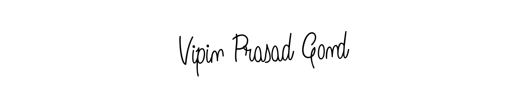 Also we have Vipin Prasad Gond name is the best signature style. Create professional handwritten signature collection using Angelique-Rose-font-FFP autograph style. Vipin Prasad Gond signature style 5 images and pictures png