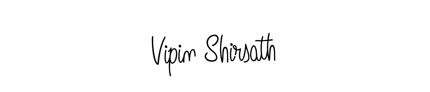 How to make Vipin Shirsath signature? Angelique-Rose-font-FFP is a professional autograph style. Create handwritten signature for Vipin Shirsath name. Vipin Shirsath signature style 5 images and pictures png