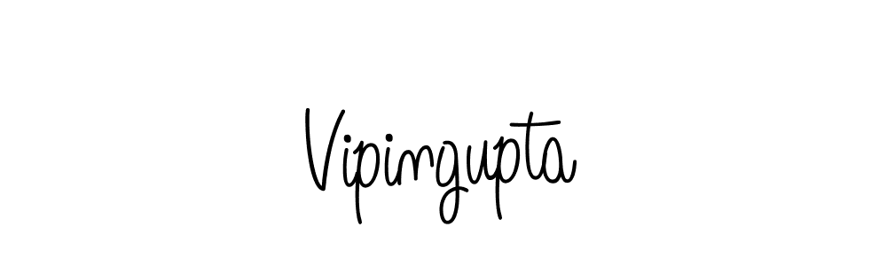 The best way (Angelique-Rose-font-FFP) to make a short signature is to pick only two or three words in your name. The name Vipingupta include a total of six letters. For converting this name. Vipingupta signature style 5 images and pictures png