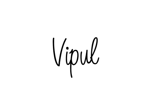 Vipul stylish signature style. Best Handwritten Sign (Angelique-Rose-font-FFP) for my name. Handwritten Signature Collection Ideas for my name Vipul. Vipul signature style 5 images and pictures png