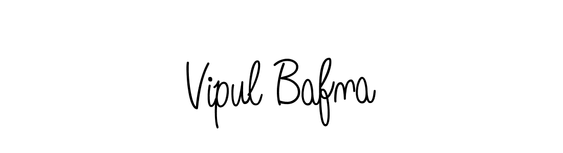 Design your own signature with our free online signature maker. With this signature software, you can create a handwritten (Angelique-Rose-font-FFP) signature for name Vipul Bafna. Vipul Bafna signature style 5 images and pictures png