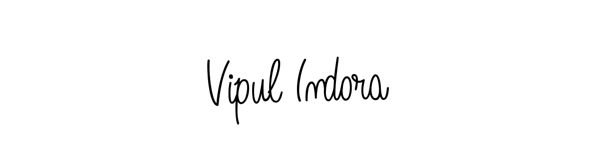 Angelique-Rose-font-FFP is a professional signature style that is perfect for those who want to add a touch of class to their signature. It is also a great choice for those who want to make their signature more unique. Get Vipul Indora name to fancy signature for free. Vipul Indora signature style 5 images and pictures png