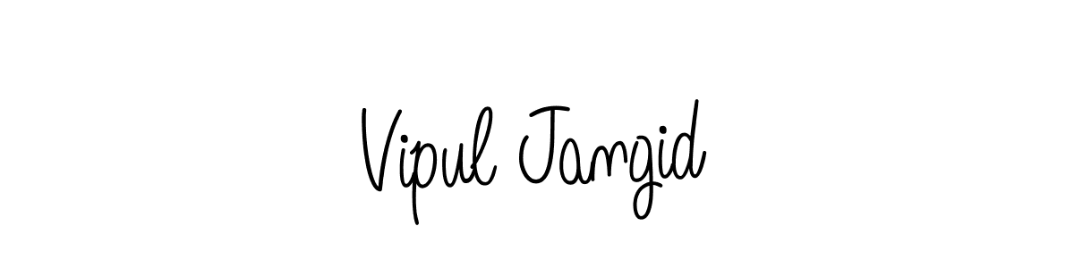 Make a beautiful signature design for name Vipul Jangid. Use this online signature maker to create a handwritten signature for free. Vipul Jangid signature style 5 images and pictures png