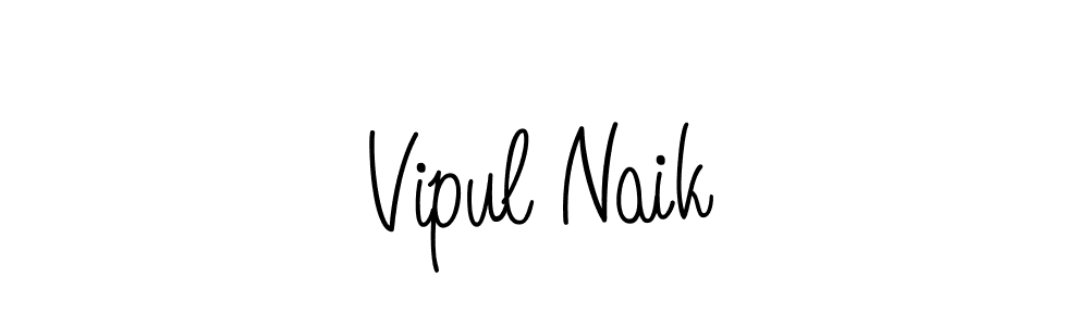 You should practise on your own different ways (Angelique-Rose-font-FFP) to write your name (Vipul Naik) in signature. don't let someone else do it for you. Vipul Naik signature style 5 images and pictures png