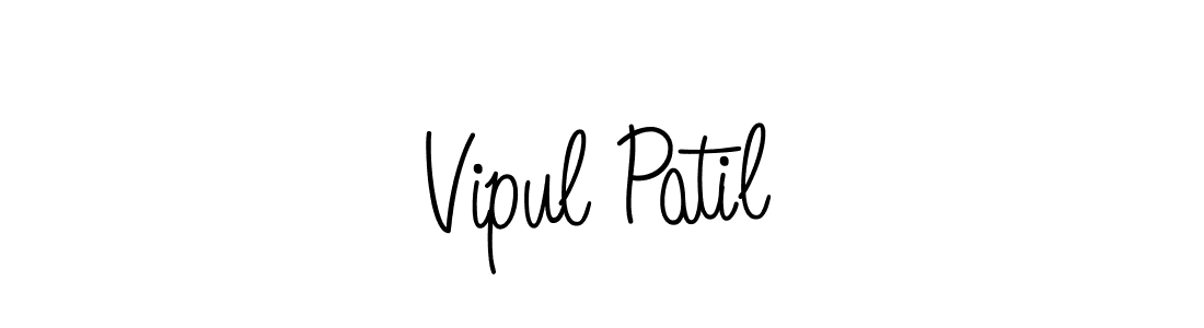 Vipul Patil stylish signature style. Best Handwritten Sign (Angelique-Rose-font-FFP) for my name. Handwritten Signature Collection Ideas for my name Vipul Patil. Vipul Patil signature style 5 images and pictures png