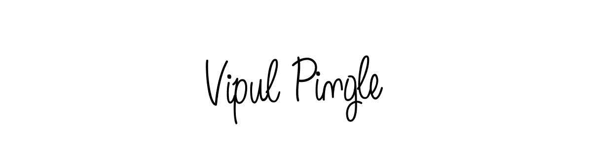 Once you've used our free online signature maker to create your best signature Angelique-Rose-font-FFP style, it's time to enjoy all of the benefits that Vipul Pingle name signing documents. Vipul Pingle signature style 5 images and pictures png