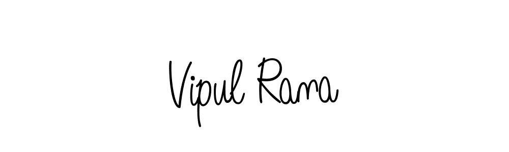 Use a signature maker to create a handwritten signature online. With this signature software, you can design (Angelique-Rose-font-FFP) your own signature for name Vipul Rana. Vipul Rana signature style 5 images and pictures png