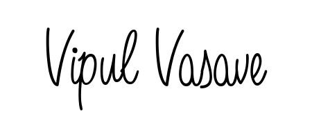 How to make Vipul Vasave name signature. Use Angelique-Rose-font-FFP style for creating short signs online. This is the latest handwritten sign. Vipul Vasave signature style 5 images and pictures png