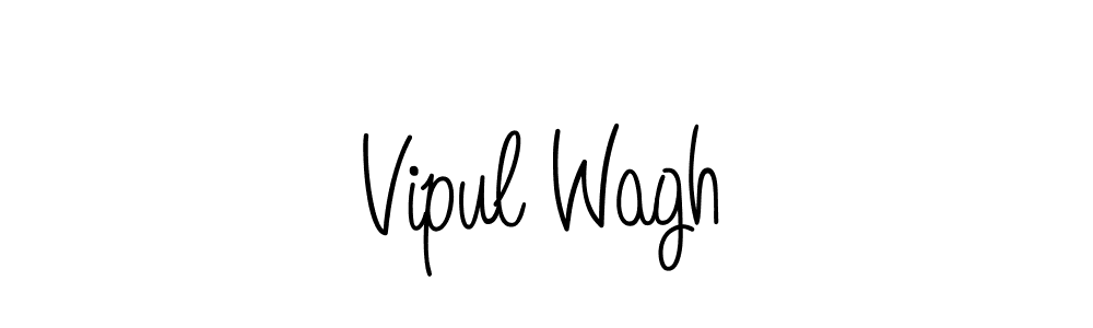Use a signature maker to create a handwritten signature online. With this signature software, you can design (Angelique-Rose-font-FFP) your own signature for name Vipul Wagh. Vipul Wagh signature style 5 images and pictures png