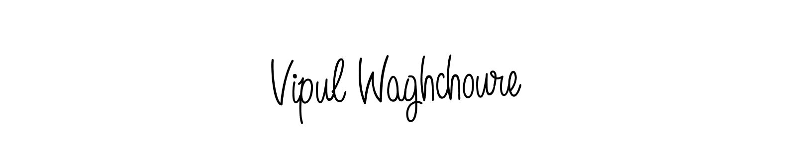 How to Draw Vipul Waghchoure signature style? Angelique-Rose-font-FFP is a latest design signature styles for name Vipul Waghchoure. Vipul Waghchoure signature style 5 images and pictures png