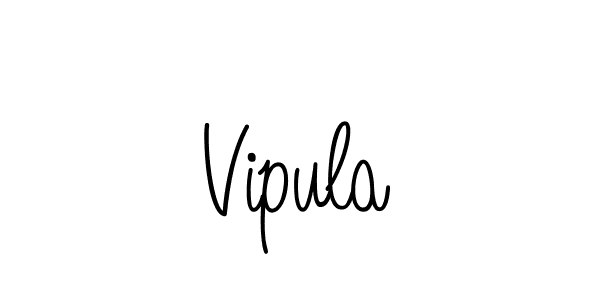 Vipula stylish signature style. Best Handwritten Sign (Angelique-Rose-font-FFP) for my name. Handwritten Signature Collection Ideas for my name Vipula. Vipula signature style 5 images and pictures png