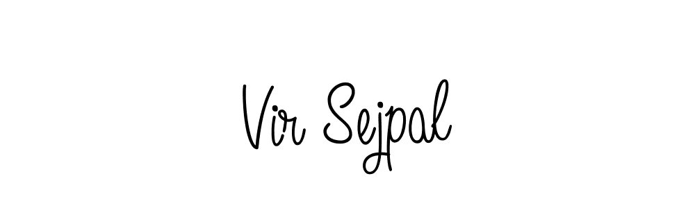Best and Professional Signature Style for Vir Sejpal. Angelique-Rose-font-FFP Best Signature Style Collection. Vir Sejpal signature style 5 images and pictures png