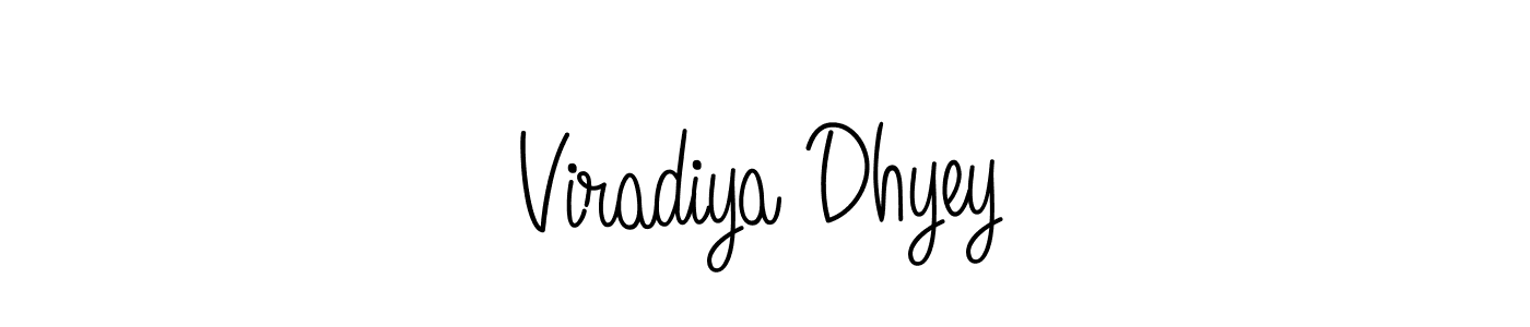Make a beautiful signature design for name Viradiya Dhyey. Use this online signature maker to create a handwritten signature for free. Viradiya Dhyey signature style 5 images and pictures png