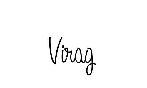 Angelique-Rose-font-FFP is a professional signature style that is perfect for those who want to add a touch of class to their signature. It is also a great choice for those who want to make their signature more unique. Get Virag name to fancy signature for free. Virag signature style 5 images and pictures png
