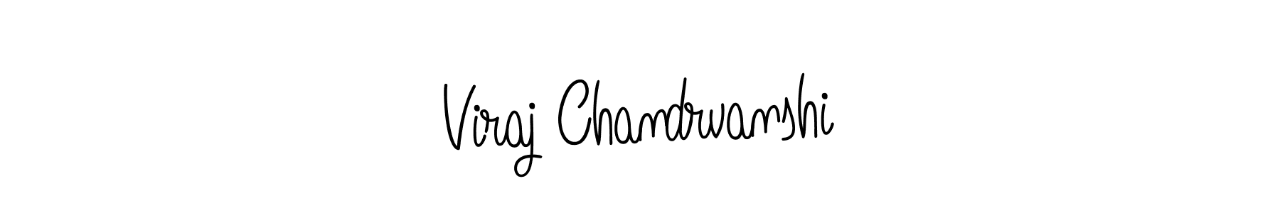 The best way (Angelique-Rose-font-FFP) to make a short signature is to pick only two or three words in your name. The name Viraj Chandrvanshi include a total of six letters. For converting this name. Viraj Chandrvanshi signature style 5 images and pictures png