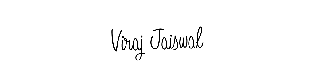 How to Draw Viraj Jaiswal signature style? Angelique-Rose-font-FFP is a latest design signature styles for name Viraj Jaiswal. Viraj Jaiswal signature style 5 images and pictures png
