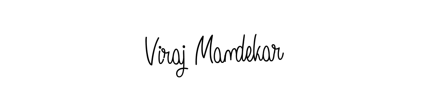 How to make Viraj Mandekar signature? Angelique-Rose-font-FFP is a professional autograph style. Create handwritten signature for Viraj Mandekar name. Viraj Mandekar signature style 5 images and pictures png