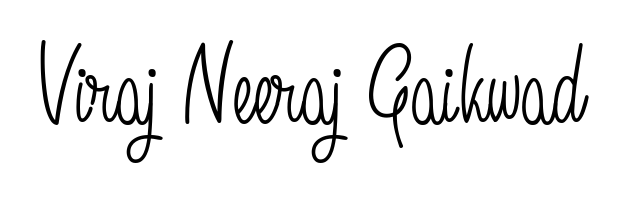 Quickly download Viraj Neeraj Gaikwad name signature in high-resolution PNG using Angelique-Rose-font-FFP style. Ready to insert into PDFs and online applications. Viraj Neeraj Gaikwad signature style 5 images and pictures png