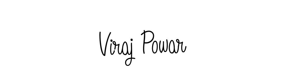 Make a beautiful signature design for name Viraj Powar. With this signature (Angelique-Rose-font-FFP) style, you can create a handwritten signature for free. Viraj Powar signature style 5 images and pictures png