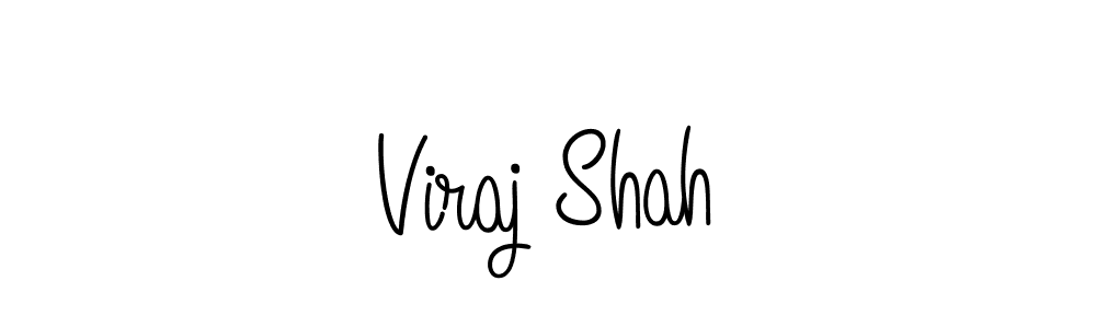Design your own signature with our free online signature maker. With this signature software, you can create a handwritten (Angelique-Rose-font-FFP) signature for name Viraj Shah. Viraj Shah signature style 5 images and pictures png