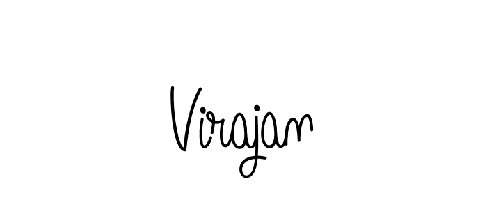 if you are searching for the best signature style for your name Virajan. so please give up your signature search. here we have designed multiple signature styles  using Angelique-Rose-font-FFP. Virajan signature style 5 images and pictures png