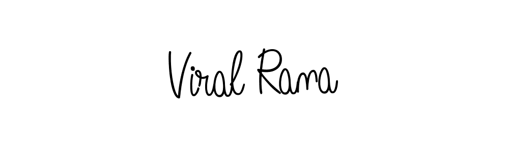 Make a beautiful signature design for name Viral Rana. Use this online signature maker to create a handwritten signature for free. Viral Rana signature style 5 images and pictures png