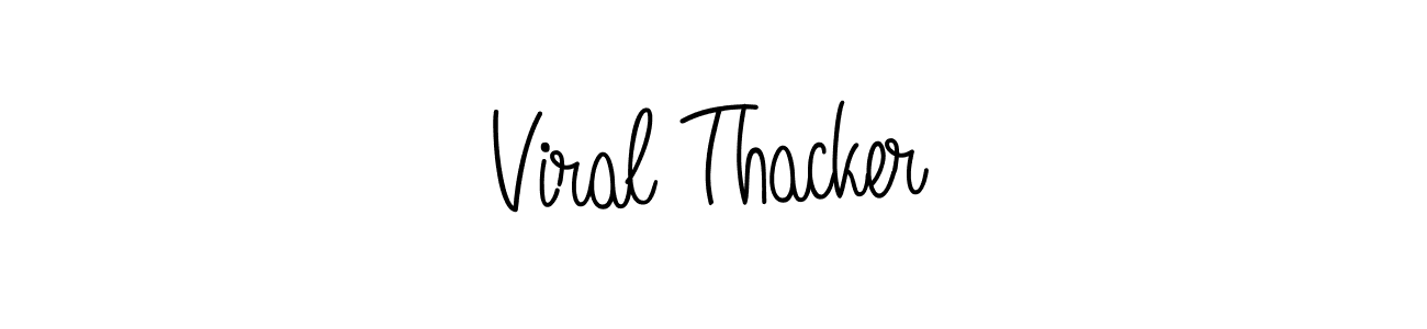 Similarly Angelique-Rose-font-FFP is the best handwritten signature design. Signature creator online .You can use it as an online autograph creator for name Viral Thacker. Viral Thacker signature style 5 images and pictures png