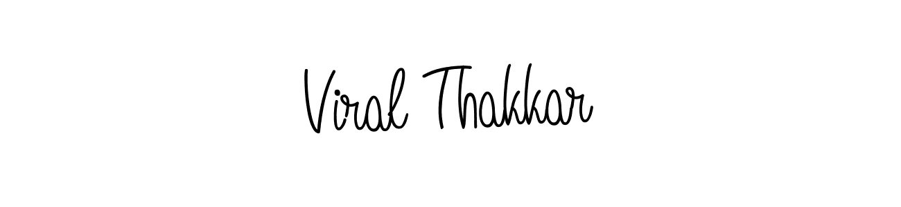Also we have Viral Thakkar name is the best signature style. Create professional handwritten signature collection using Angelique-Rose-font-FFP autograph style. Viral Thakkar signature style 5 images and pictures png