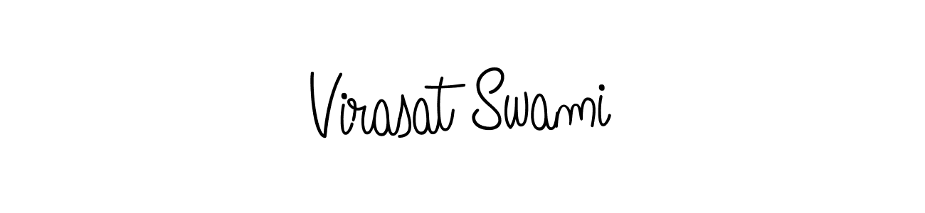 The best way (Angelique-Rose-font-FFP) to make a short signature is to pick only two or three words in your name. The name Virasat Swami include a total of six letters. For converting this name. Virasat Swami signature style 5 images and pictures png