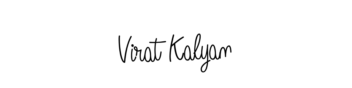 How to Draw Virat Kalyan signature style? Angelique-Rose-font-FFP is a latest design signature styles for name Virat Kalyan. Virat Kalyan signature style 5 images and pictures png