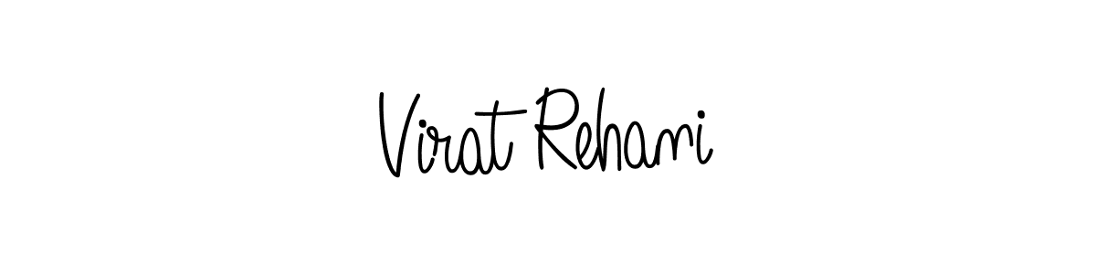 This is the best signature style for the Virat Rehani name. Also you like these signature font (Angelique-Rose-font-FFP). Mix name signature. Virat Rehani signature style 5 images and pictures png