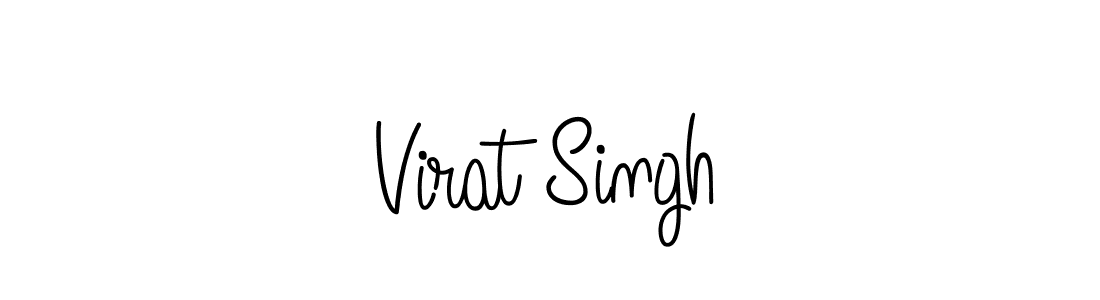 Design your own signature with our free online signature maker. With this signature software, you can create a handwritten (Angelique-Rose-font-FFP) signature for name Virat Singh. Virat Singh signature style 5 images and pictures png