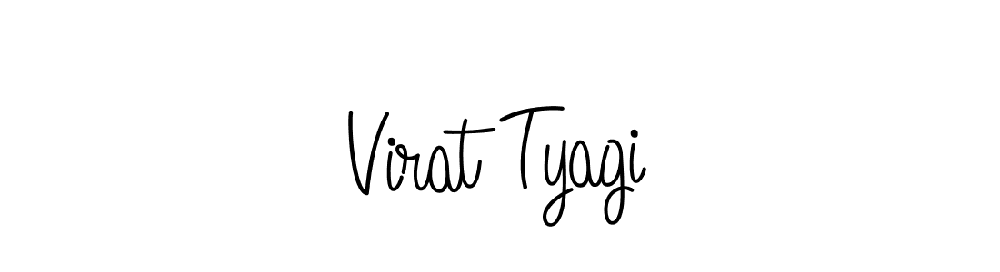 Virat Tyagi stylish signature style. Best Handwritten Sign (Angelique-Rose-font-FFP) for my name. Handwritten Signature Collection Ideas for my name Virat Tyagi. Virat Tyagi signature style 5 images and pictures png