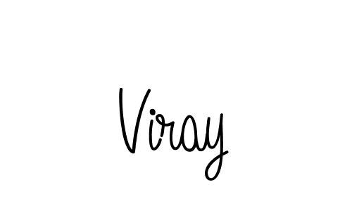 Use a signature maker to create a handwritten signature online. With this signature software, you can design (Angelique-Rose-font-FFP) your own signature for name Viray. Viray signature style 5 images and pictures png