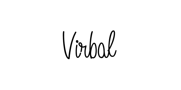 Also You can easily find your signature by using the search form. We will create Virbal name handwritten signature images for you free of cost using Angelique-Rose-font-FFP sign style. Virbal signature style 5 images and pictures png