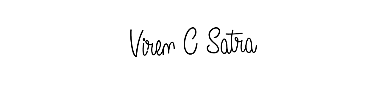 Angelique-Rose-font-FFP is a professional signature style that is perfect for those who want to add a touch of class to their signature. It is also a great choice for those who want to make their signature more unique. Get Viren C Satra name to fancy signature for free. Viren C Satra signature style 5 images and pictures png