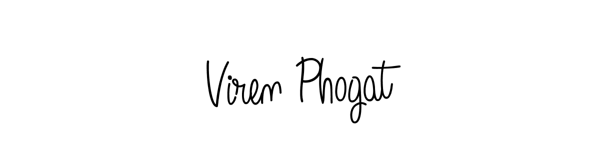 Also we have Viren Phogat name is the best signature style. Create professional handwritten signature collection using Angelique-Rose-font-FFP autograph style. Viren Phogat signature style 5 images and pictures png