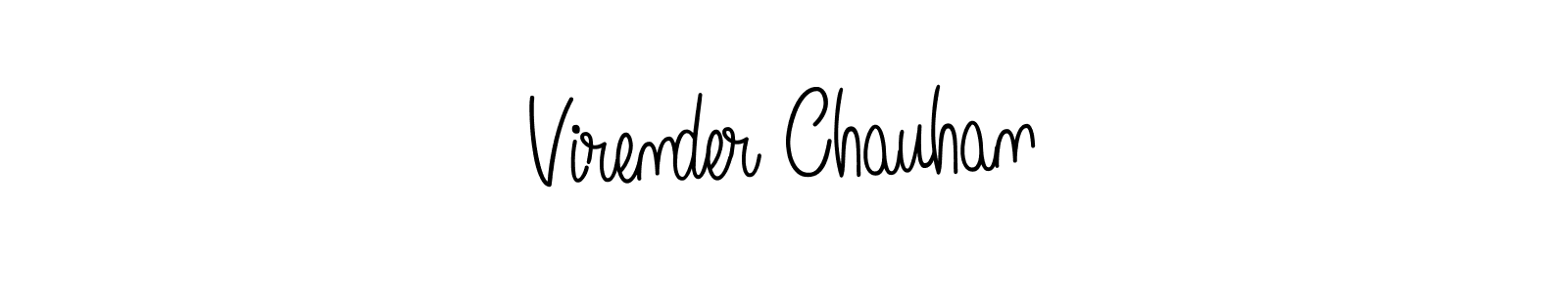 Here are the top 10 professional signature styles for the name Virender Chauhan. These are the best autograph styles you can use for your name. Virender Chauhan signature style 5 images and pictures png