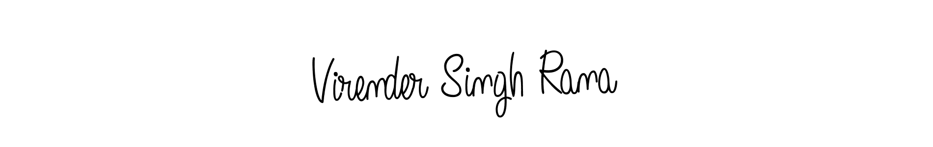 It looks lik you need a new signature style for name Virender Singh Rana. Design unique handwritten (Angelique-Rose-font-FFP) signature with our free signature maker in just a few clicks. Virender Singh Rana signature style 5 images and pictures png
