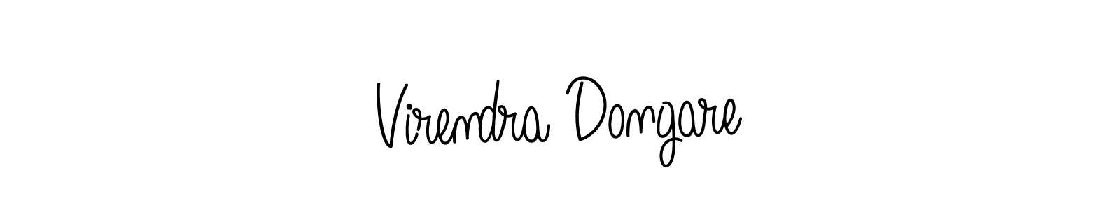 Use a signature maker to create a handwritten signature online. With this signature software, you can design (Angelique-Rose-font-FFP) your own signature for name Virendra Dongare. Virendra Dongare signature style 5 images and pictures png