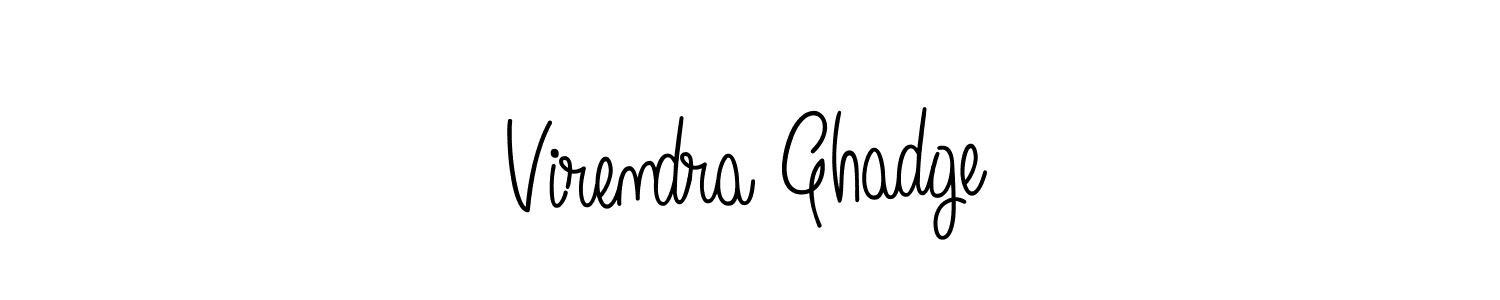 Best and Professional Signature Style for Virendra Ghadge. Angelique-Rose-font-FFP Best Signature Style Collection. Virendra Ghadge signature style 5 images and pictures png