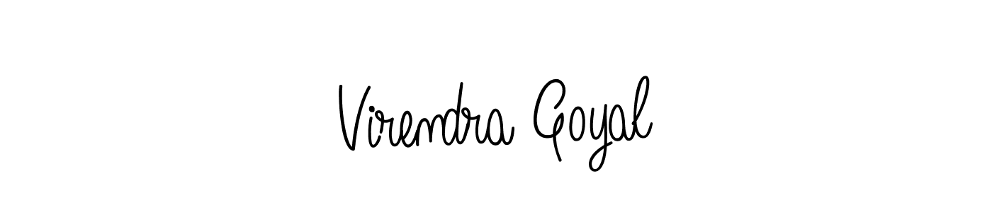 Make a beautiful signature design for name Virendra Goyal. Use this online signature maker to create a handwritten signature for free. Virendra Goyal signature style 5 images and pictures png